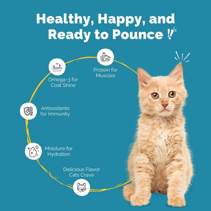 PetStrong Tuna and White Fish in Gravy Cat Wet Food