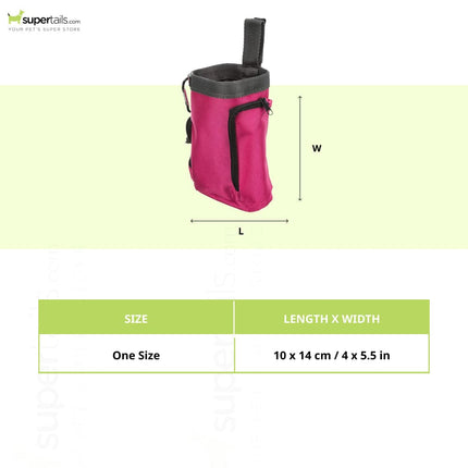 Trixie Baggy 2 in1 Snack Bag for Dogs and Cats (Turquioise)