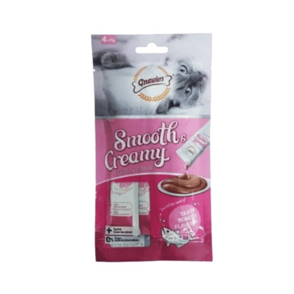 Gnawlers Crab Flavour And Bonito Flavour Creamy Cat Treats Combo