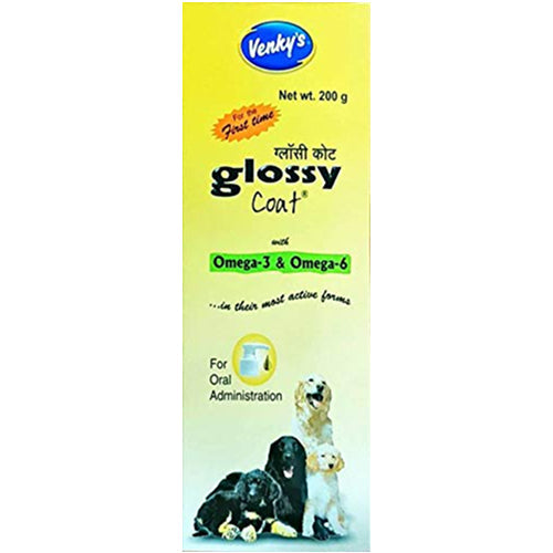 Venkys Glossy Coat Omega 3 + Omega 6 for Dogs