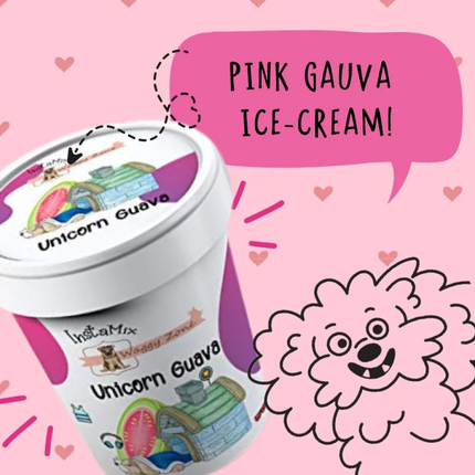 Waggy Zone Pink Guava Ice Cream for Pets