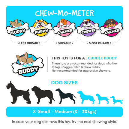 Fofos Plush Wild Duck Toy for Dogs