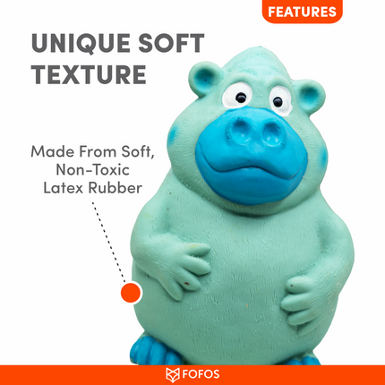 Fofos Latex Bi Ape Toy for Dogs