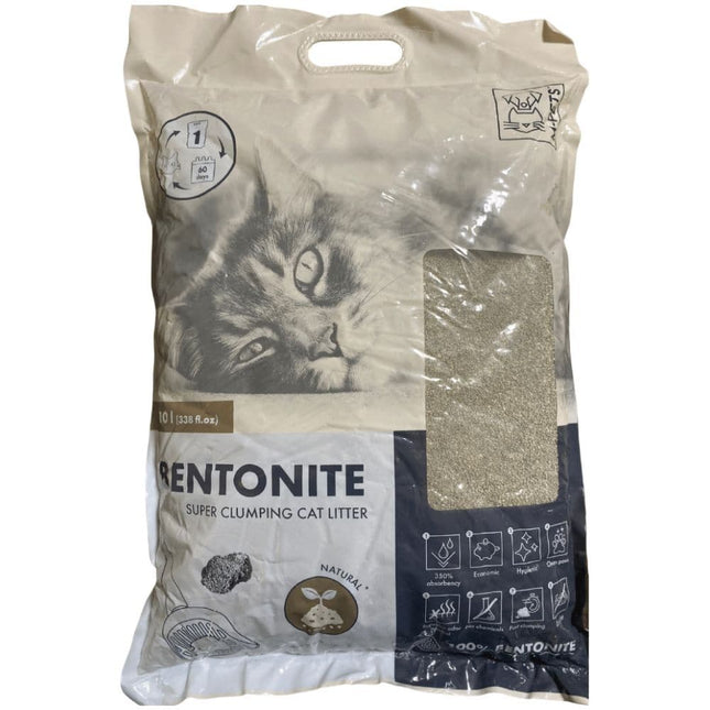 M-Pets Super Clumping Bentonite Litter for Cats (Yellow)