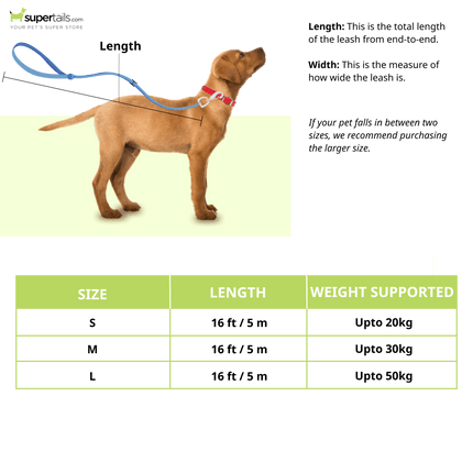 Kong Terrain Retractable Leash for Dogs and Cats (Fuchsia)