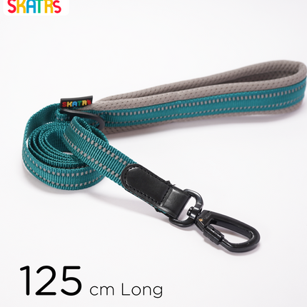 Skatrs Adventure in Style & Comfort Ocean Wave Leash for Dogs and Cats (Blue)