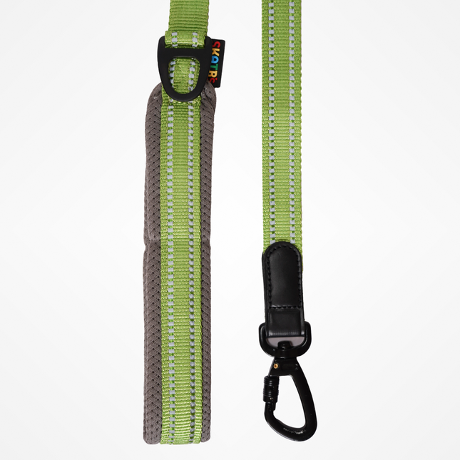 Skatrs Adventure in Style & Comfort Tropical Leash for Dogs and Cats (Green)