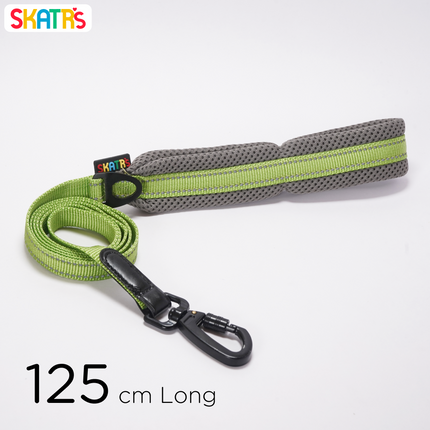 Skatrs Adventure in Style & Comfort Tropical Leash for Dogs and Cats (Green)