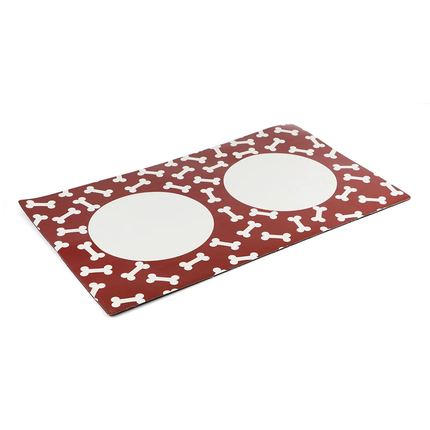 Pawpourri Stay On Mat for Dogs and Cats (Red)