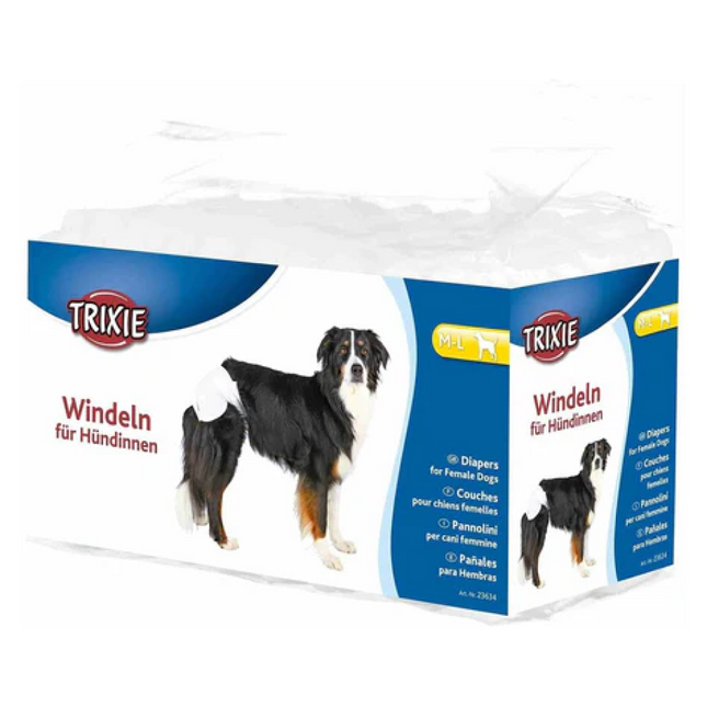 Trixie Female Diapers for Dogs (36x52cm)
