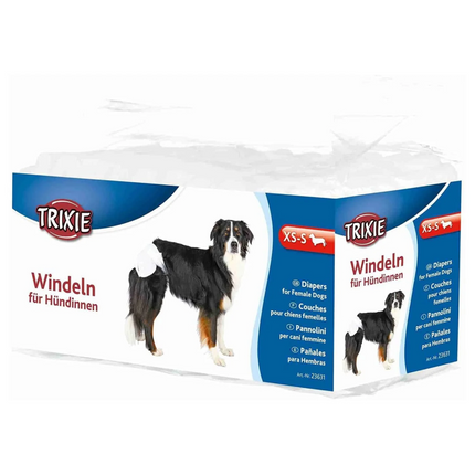 Trixie Female Diapers for Dogs (36x52cm)