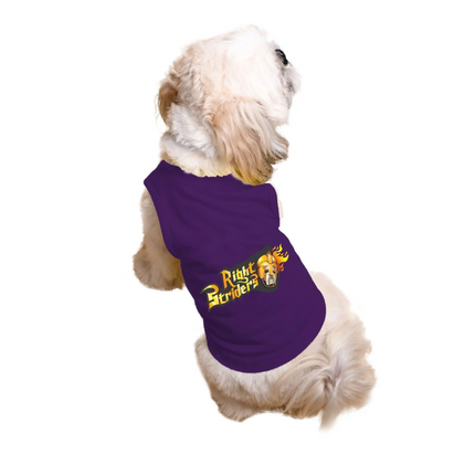 Ruse IPL "Kolkata Right Striders" Printed Tank Jersey for Dogs (Purple)