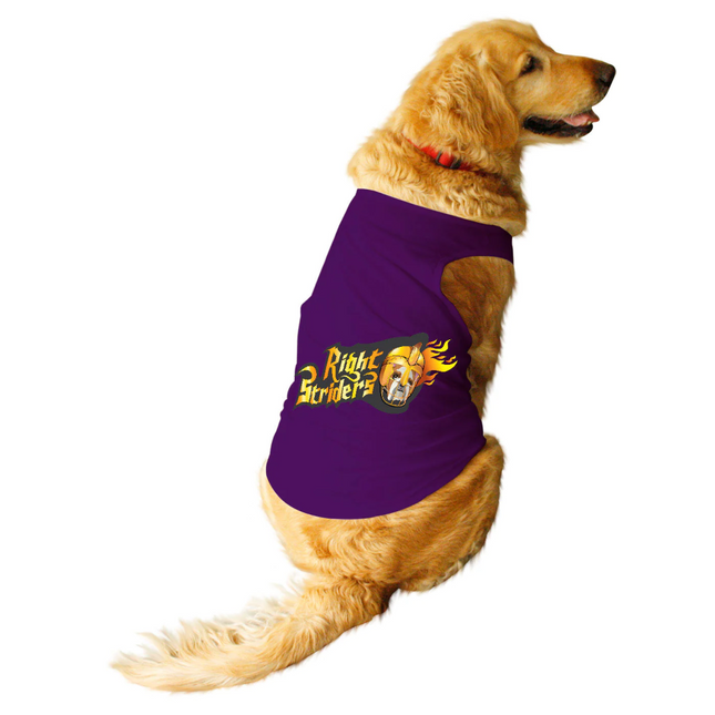Ruse IPL "Kolkata Right Striders" Printed Tank Jersey for Dogs (Purple)