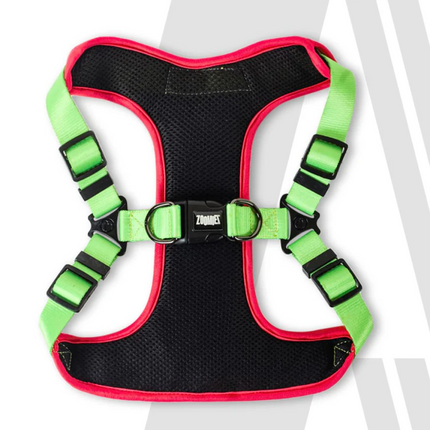 Zoomiez Adjustable Drip Printed Soft Mesh Harness for Cats