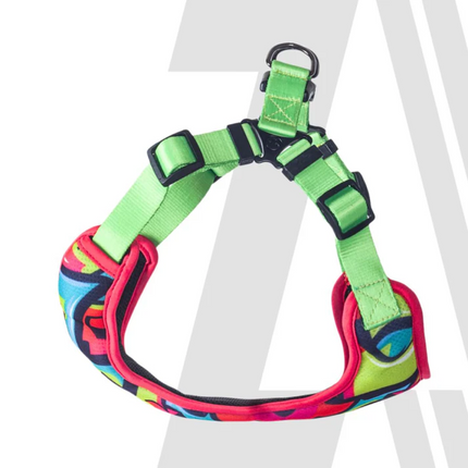 Zoomiez Adjustable Drip Printed Soft Mesh Harness for Cats