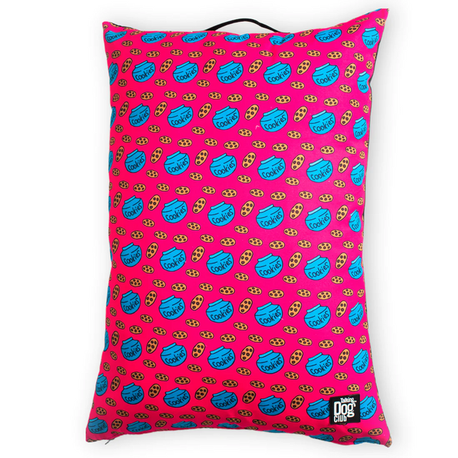 Talking Dog Club Cookie Dream Pillow Bed for Dogs and Cats (Pink)
