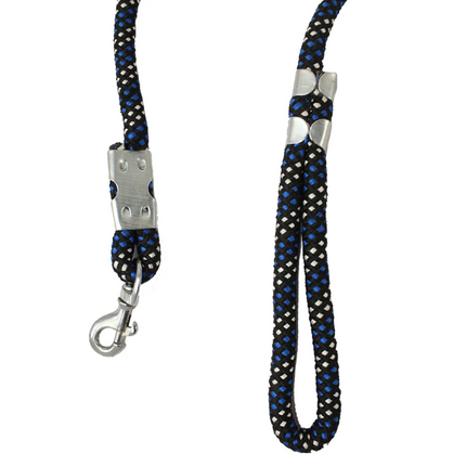 Pawpourri Classic Polyester Rope Leash for Dogs (Blue)