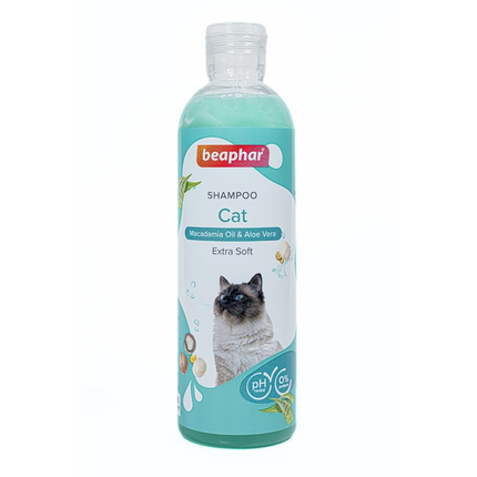 Beaphar Macadamia Oil & Aloe Vera Dryness & Itch Relief Shampoo for Cats
