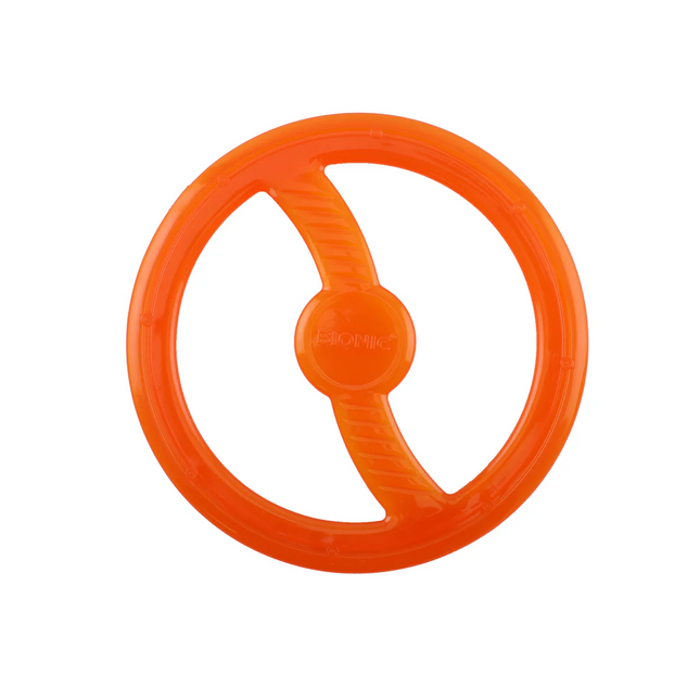 Bionic Toss N Tug Ring Toy for Dogs (Orange)