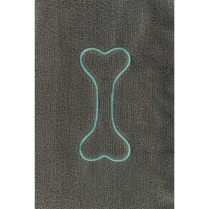 Trixie Towel with Mitt Pockets Microfibre for Dogs and Cats (Grey)