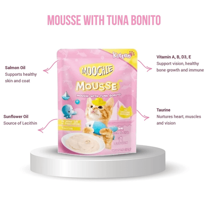 Moochie Mousse with Tuna Bonito Cat Treats