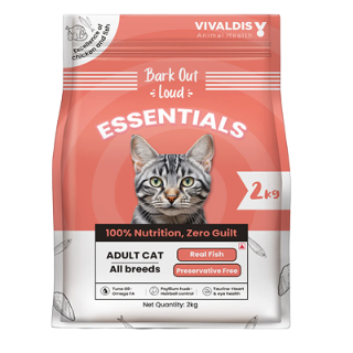 Bark Out Loud Essentials Real Fish Adult Cat Dry Food