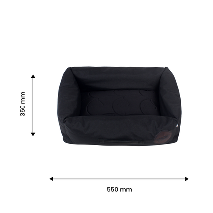 TopDog Premium Prime Lounger Bed for Dogs and Cats (Black) (Get a Toy Free)
