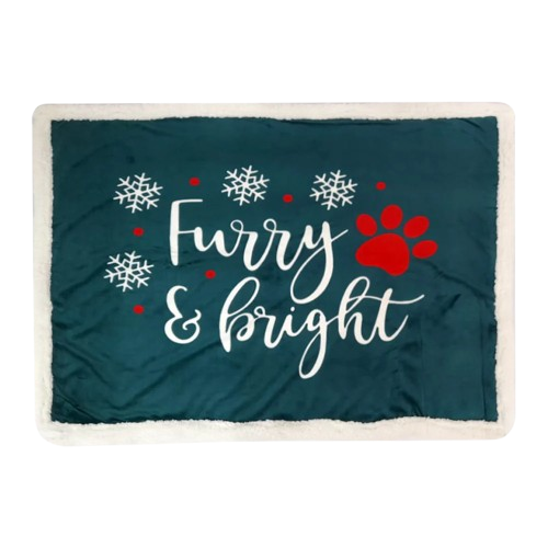 Pawpourri Furry & Bright Xmas Blanket for Dogs