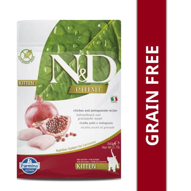 Farmina N&D Prime Chicken & Pomegranate Grain Free Kitten Cat Dry Food (50g)
