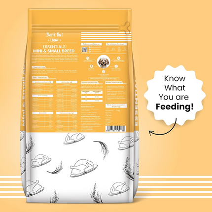 Bark Out Loud Essentials Real Chicken Mini and Small Breed Adult Dog Dry Food