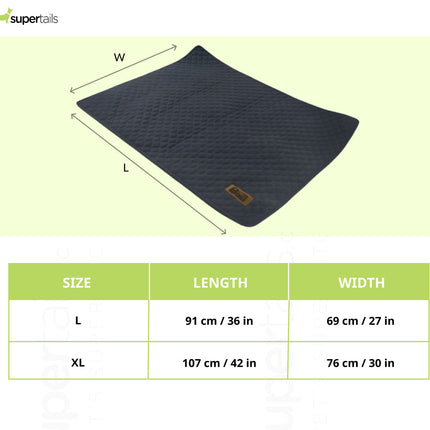 Petter World Multipurpose Breathable Summer Mat for Dogs (Autumn Grey)