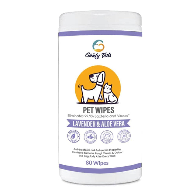 Goofy Tails Pet Wipes for Cats & Dogs