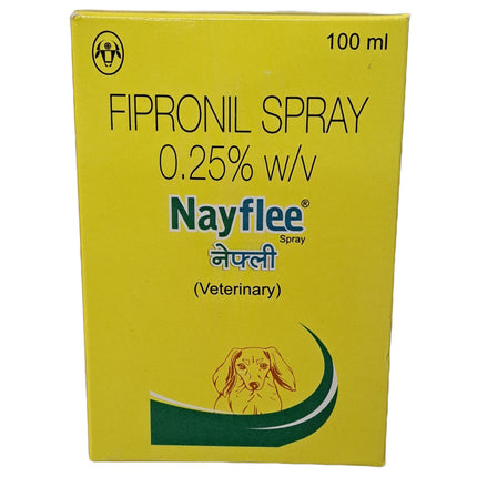 Intas Nayflee Fipronil Spray for Dogs and Cats (100ml)