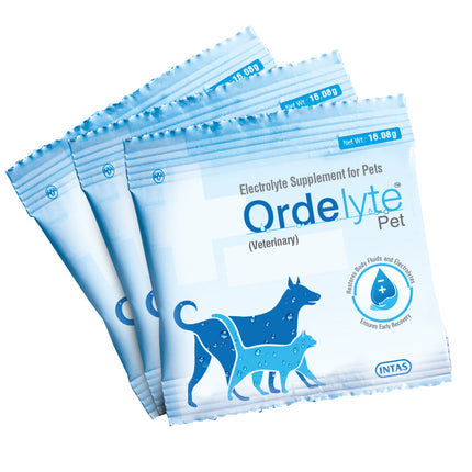 Intas Ordelyte Powder Electrolyte Suppement for Dogs and Cats