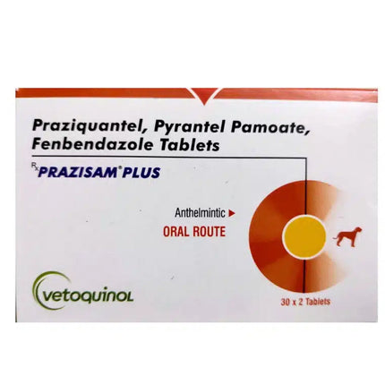 Vetoquinol Prazisam Plus Dewormer for Dogs