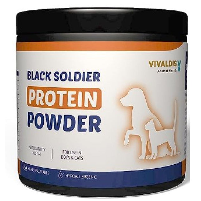Vivaldis Black Soldier Protein Powder for Dogs and Cats (200g)