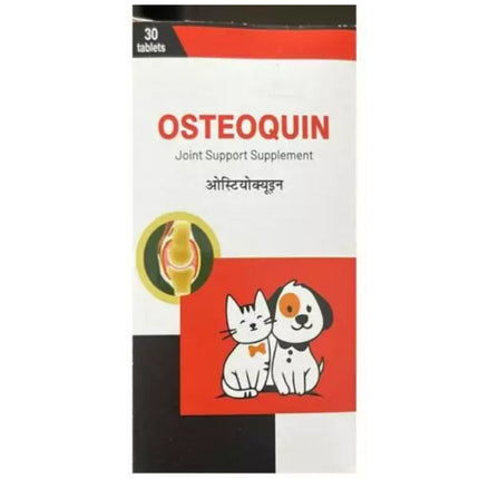 Saitrayaa Osteoquin Joint Support Supplements Tablets for Dogs and Cats (30 tablets)