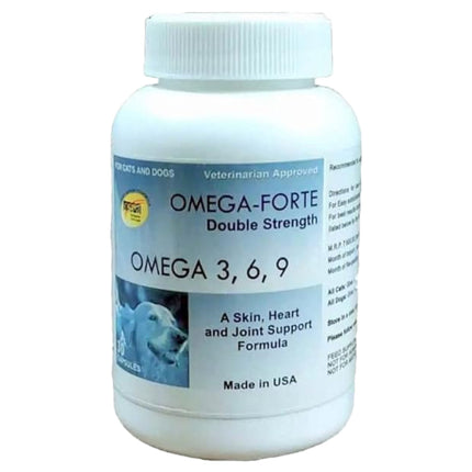 Saitrayaa Omega Forte Tablets for Dogs and Cats (30 tablets)