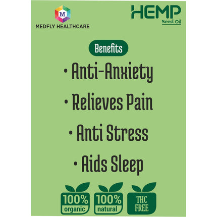 Medfly Healthcare Hemp Seed Oil for Dogs and Cats