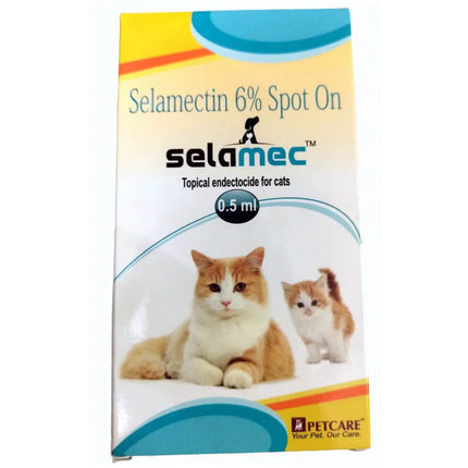Areion Vet Feli D Kitten Deworming Suspension (15ml) and Petcare Selamec (Selamectin) Spot On for Cats Combo