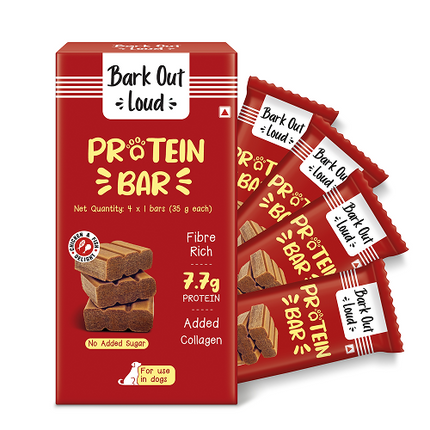 Bark Out Loud Collagen Protein Bar Chicken & Fish Treat for Dogs (Christmas Edition)