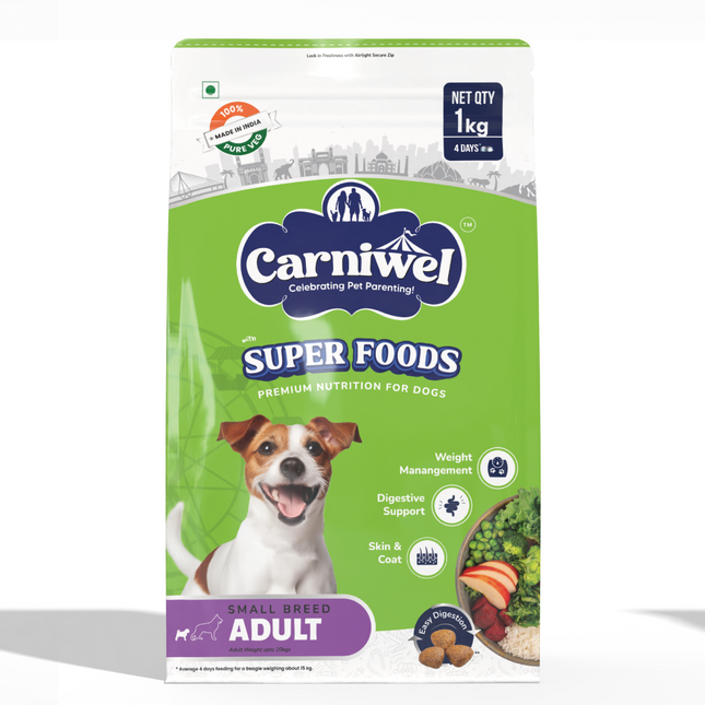 Carniwel Superfoods Veg Kibble Small Breed Adult Dog Dry Food