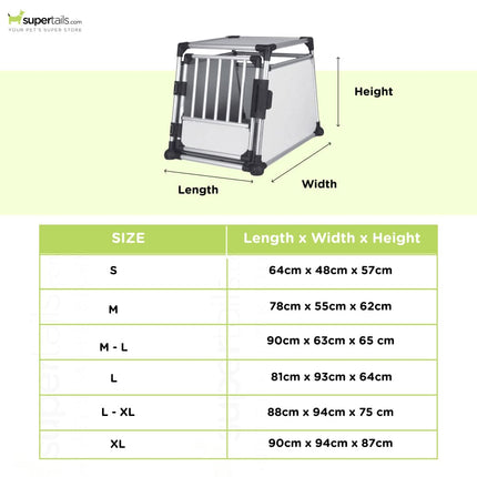 Trixie Transport Box Aluminium for Dogs