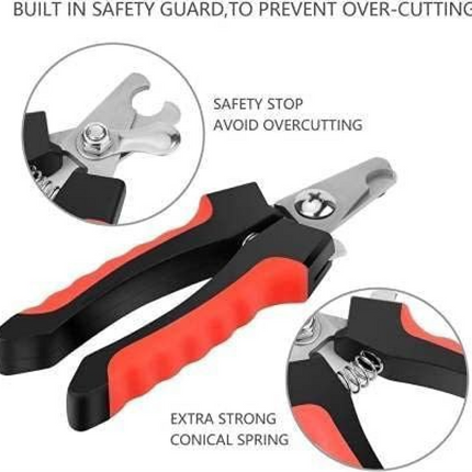 Chullbull Nail Cutter with Filer and Double Sided Comb Grooming Kit for Dogs